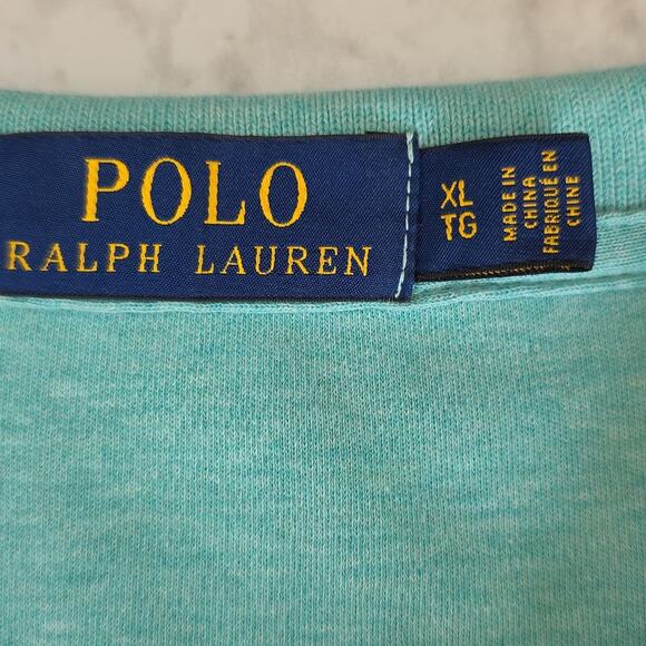 Polo Ralph Lauren Men Sz XL Green Logo Pony Casual 100% Cotton Polo Shirt - Picture 3 of 11